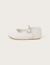 Baby Lace Walker Shoes and Bando, Ivory (IVORY), large