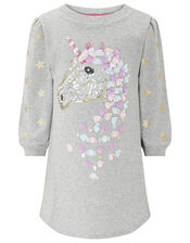 Sequin Unicorn Tunic, Grey (GREY), large