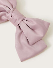 Satin Ballet Bow Hair Clip, , large