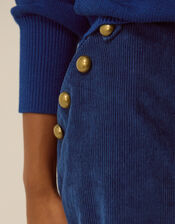 Lucy Corduroy Wide Leg Trousers, Blue (COBALT), large