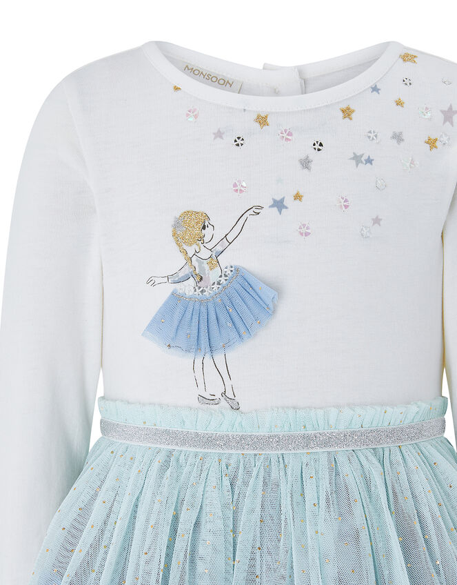 Baby Anna Disco Dress, Blue (BLUE), large