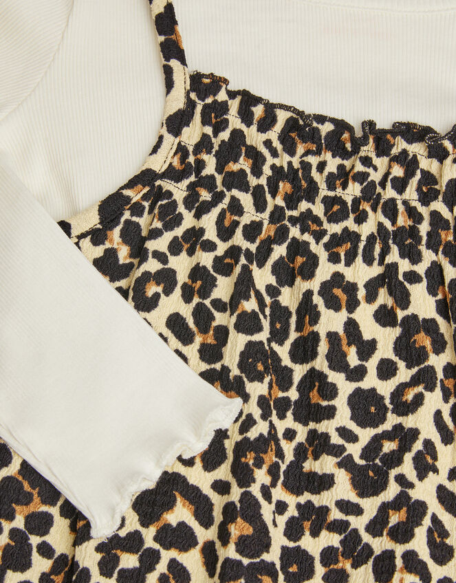 Animal Print Dress & Top Set, Multi (MULTI), large