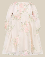 Sakura Floral Embellished Tulle Party Dress, Multi (MULTI), large