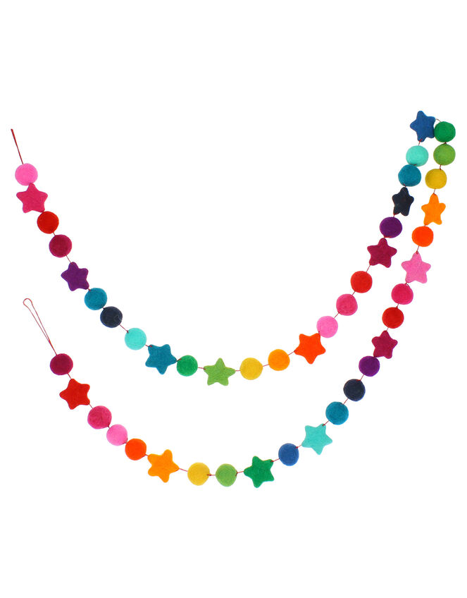 Fiona Walker Rainbow Star Garland, , large