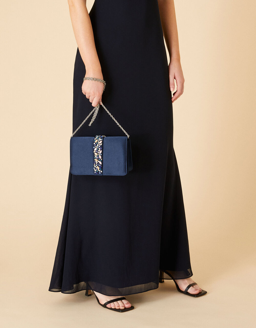 Women Women's Accessories | Embellished Trim Clutch Bag - JX85876