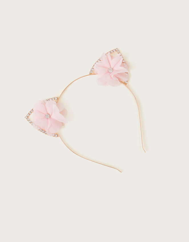 Flower Cat Ears Headband	, , large