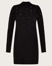 Payal Pearl Dress, Black (BLACK), large