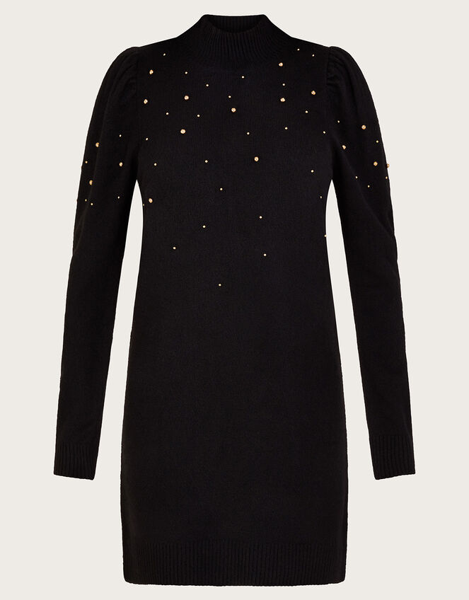 Payal Pearl Dress, Black (BLACK), large