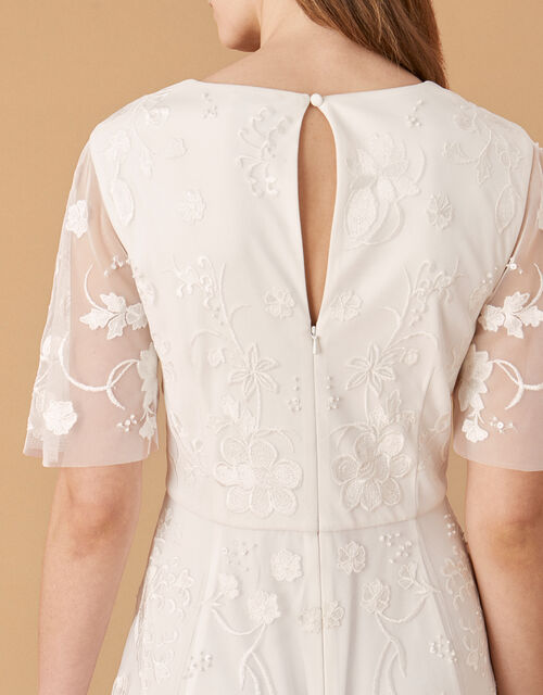 Monsoon – Tanja Floral Embroidered Bridal Dress Ivory Mariage Bohème MONSOON