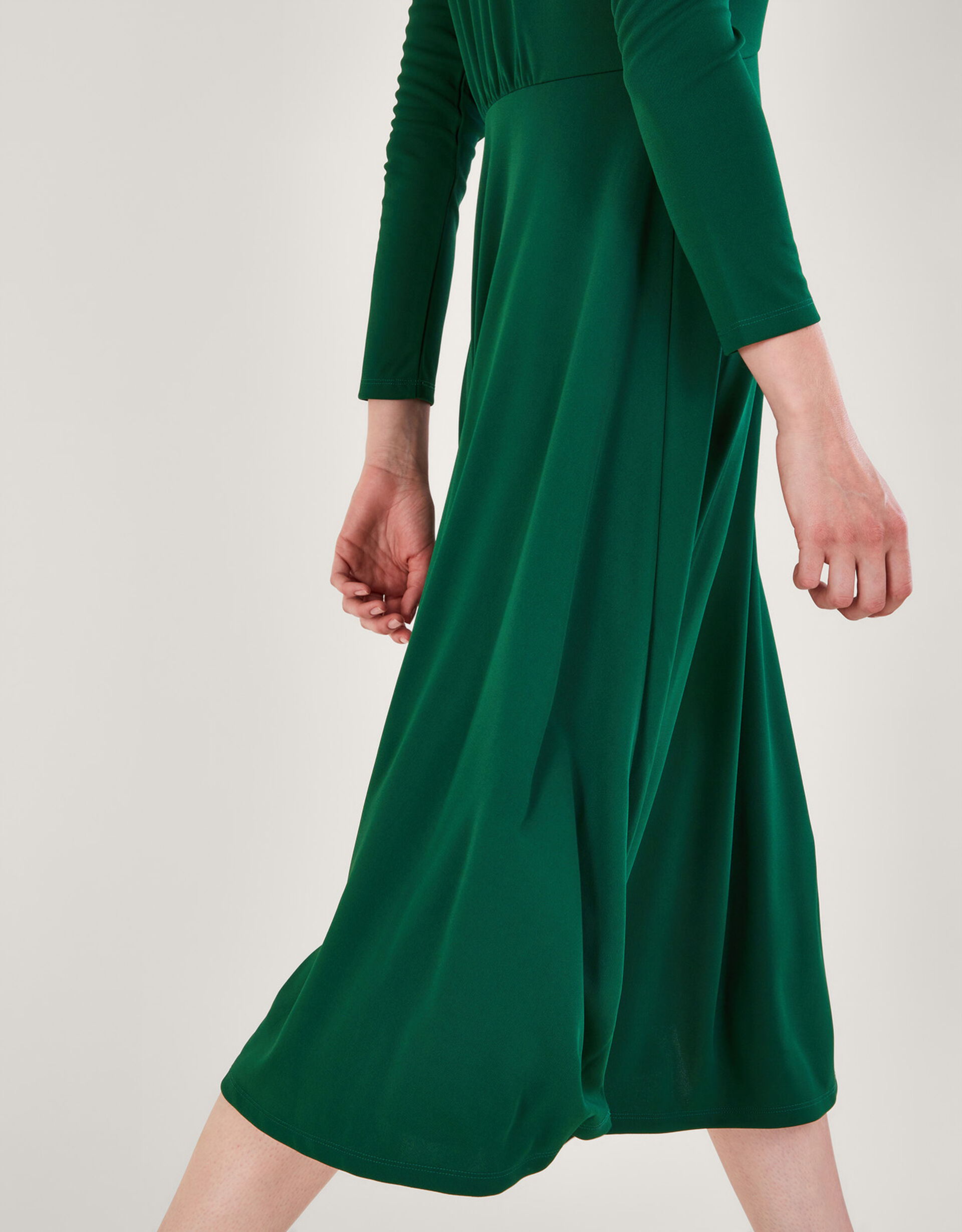 Green Collared Dress