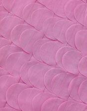 Jazzy Scallop Frill Shift Dress, Pink (MAGENTA), large