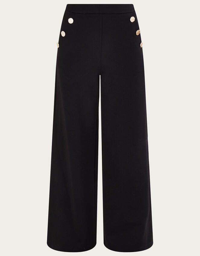 Priya Ponte Trousers, Black (BLACK), large
