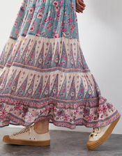 East Clementine Maxi Skirt, Green (MINT), large
