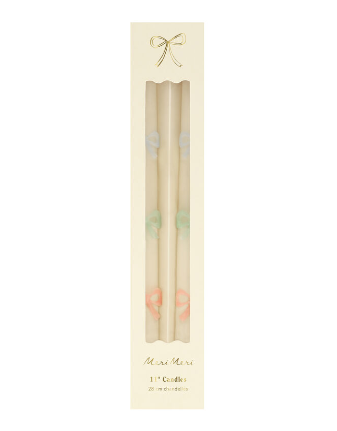 2-Pack Meri Meri Bow Taper Candles, , large