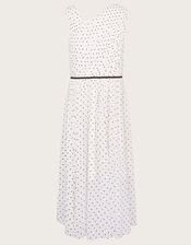 Abigail Polka Dot Prom Dress, Ivory (IVORY), large