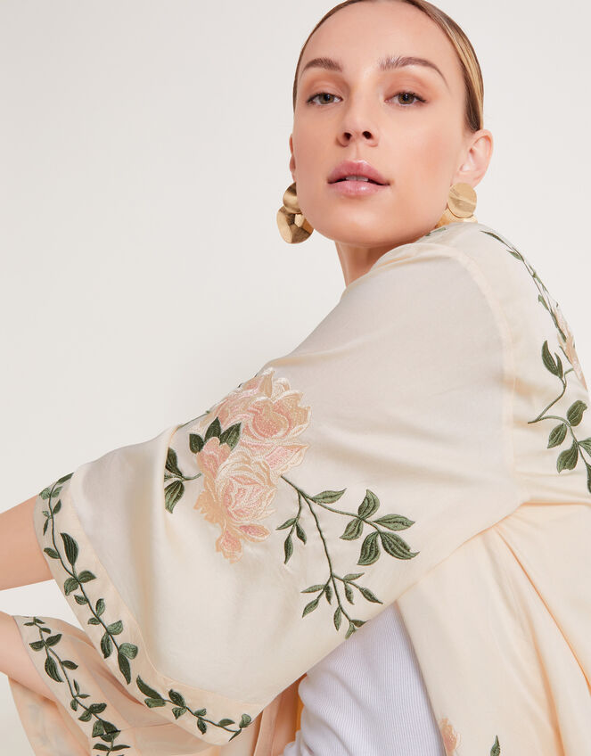 Kaya Short Kimono, Ivory (IVORY), large