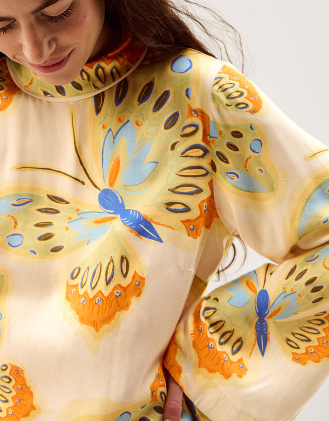 Clemence Aurelie Butterfly Top, Ivory (IVORY), large