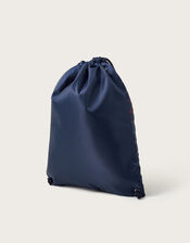 Quilted Heart Drawstring Bag, , large