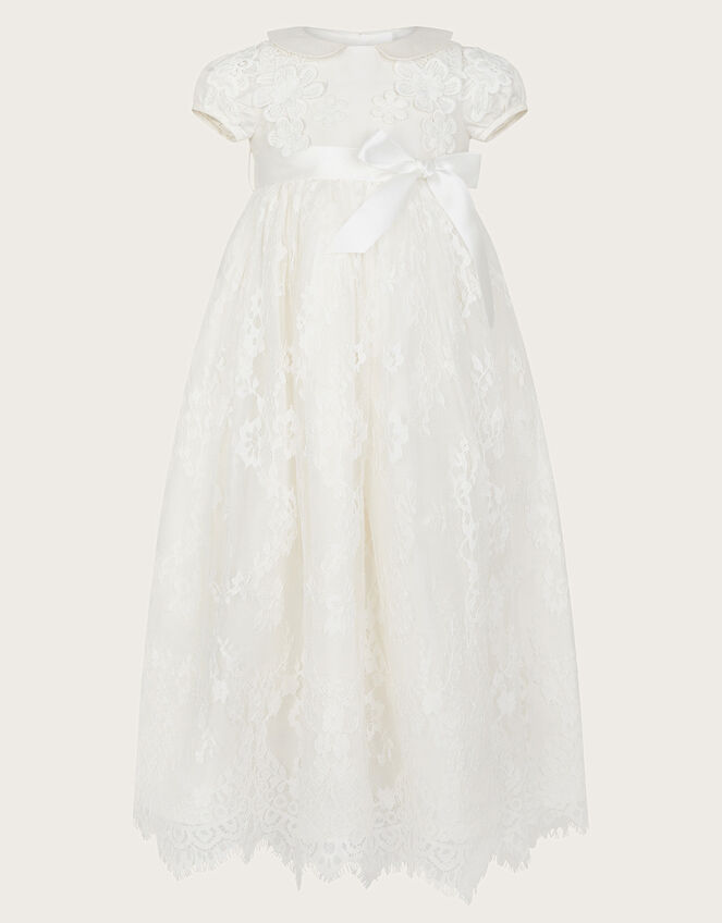 Baby Provenza Silk Christening Gown Ivory