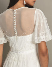 Celina Embellished Maxi Wedding Dress, Ivory (IVORY), large