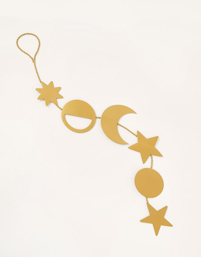 Star and Moon Metal Hanging Decoration, , large