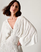 Camilla Embroidered Maxi Wedding Dress, Ivory (IVORY), large