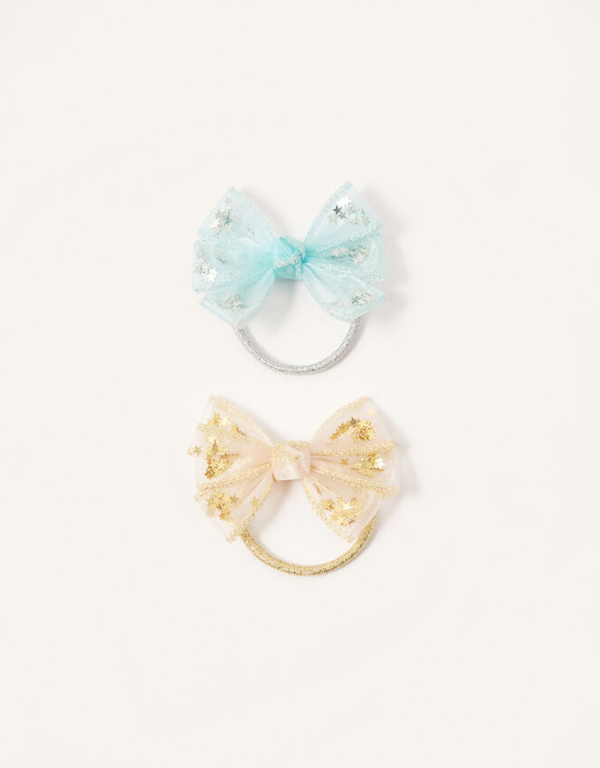 Star Sequin Shaker Bow Hairband Twinset, , large