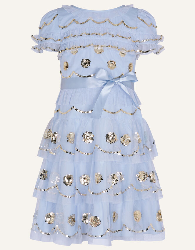 Lara Sequin Embellished Dress, Blue (BLUE), large