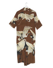 One Hundred Stars Cigar Rachel Dress, Brown (BROWN), large