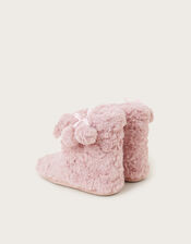 Bree Faux Fur Slipper Boots, Pink (PINK), large