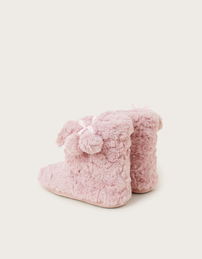 Bree Faux Fur Slipper Boots, Pink (PINK), large