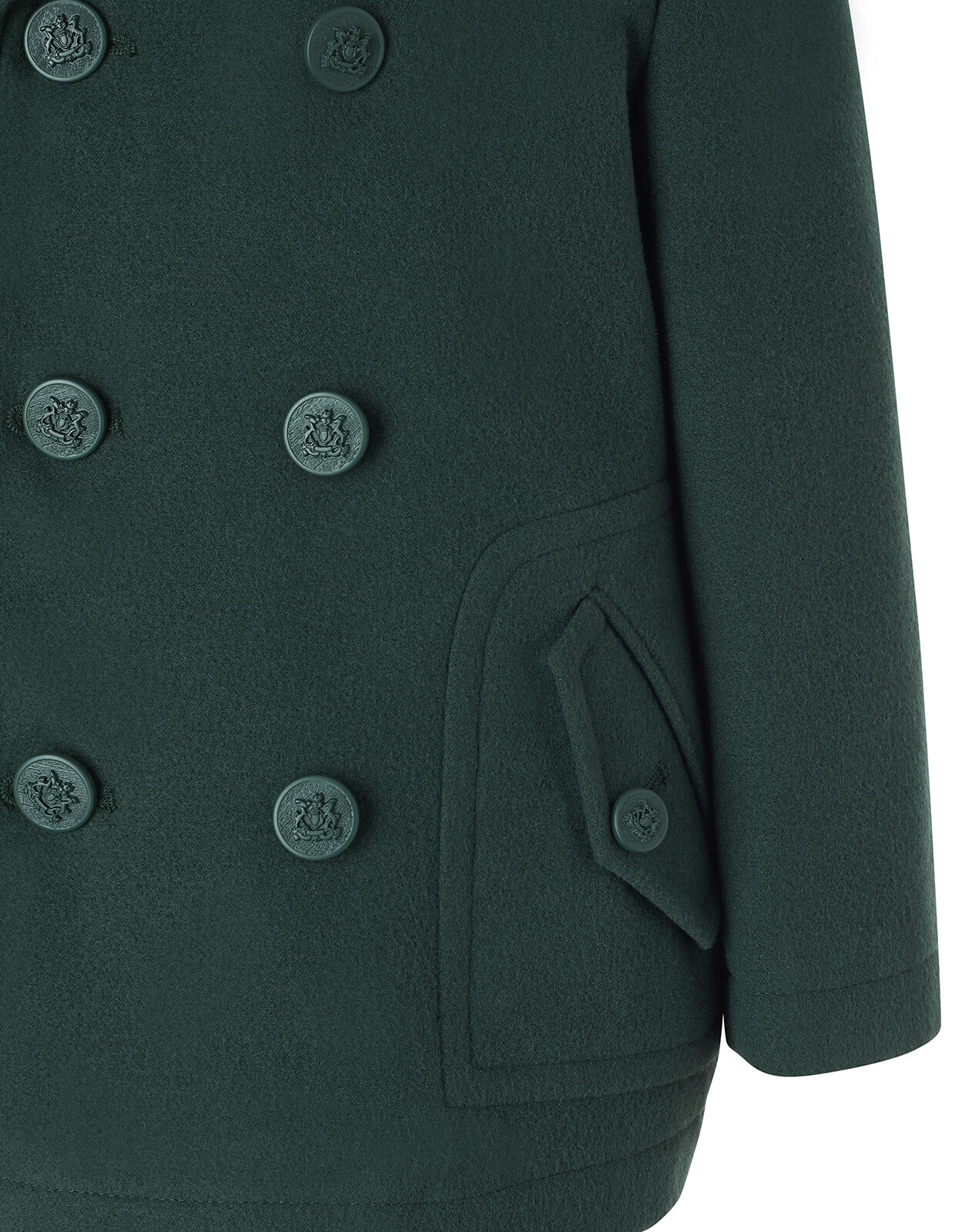 monsoon green coat