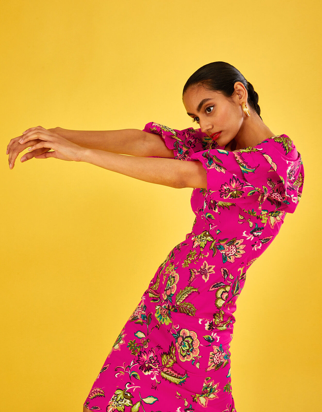 Pink shift shop dress uk