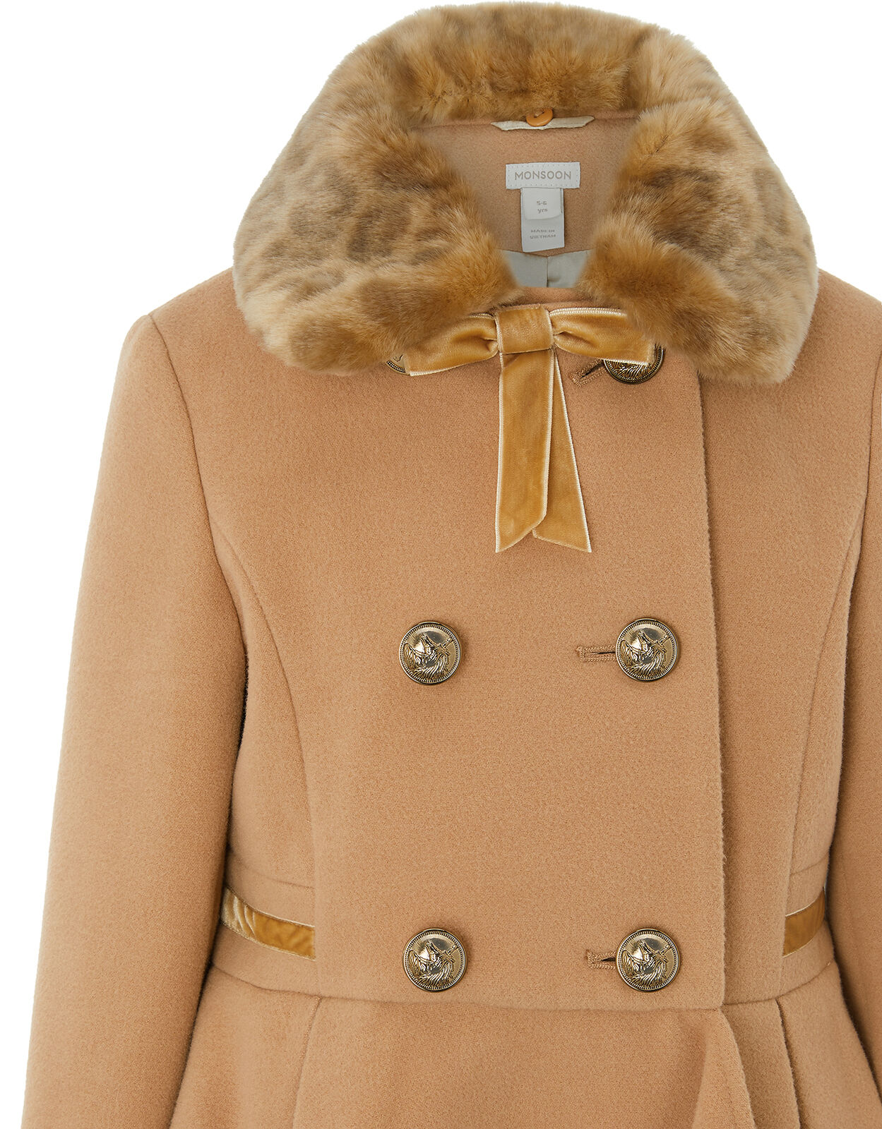 Children's store camel coat