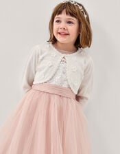 Ivy Floral Appliqu&eacute; Cardigan, Ivory (IVORY), large