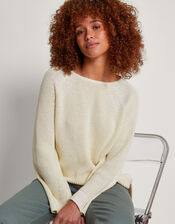 Rae Rib Jumper, Ivory (IVORY), large