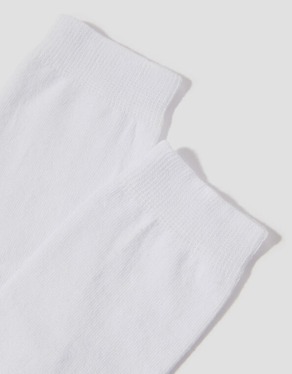 Plain Socks, White (WHITE), large