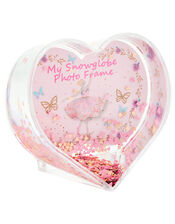 Ballerina Heart Snow Globe Photo Frame, , large