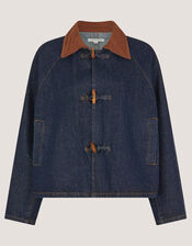 Kit Denim Barn Jacket, Blue (INDIGO), large