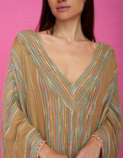 Pitusa Kalista Embroidered Beach Kaftan, , large