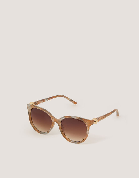 Marbled Preppy Sunglasses, , large