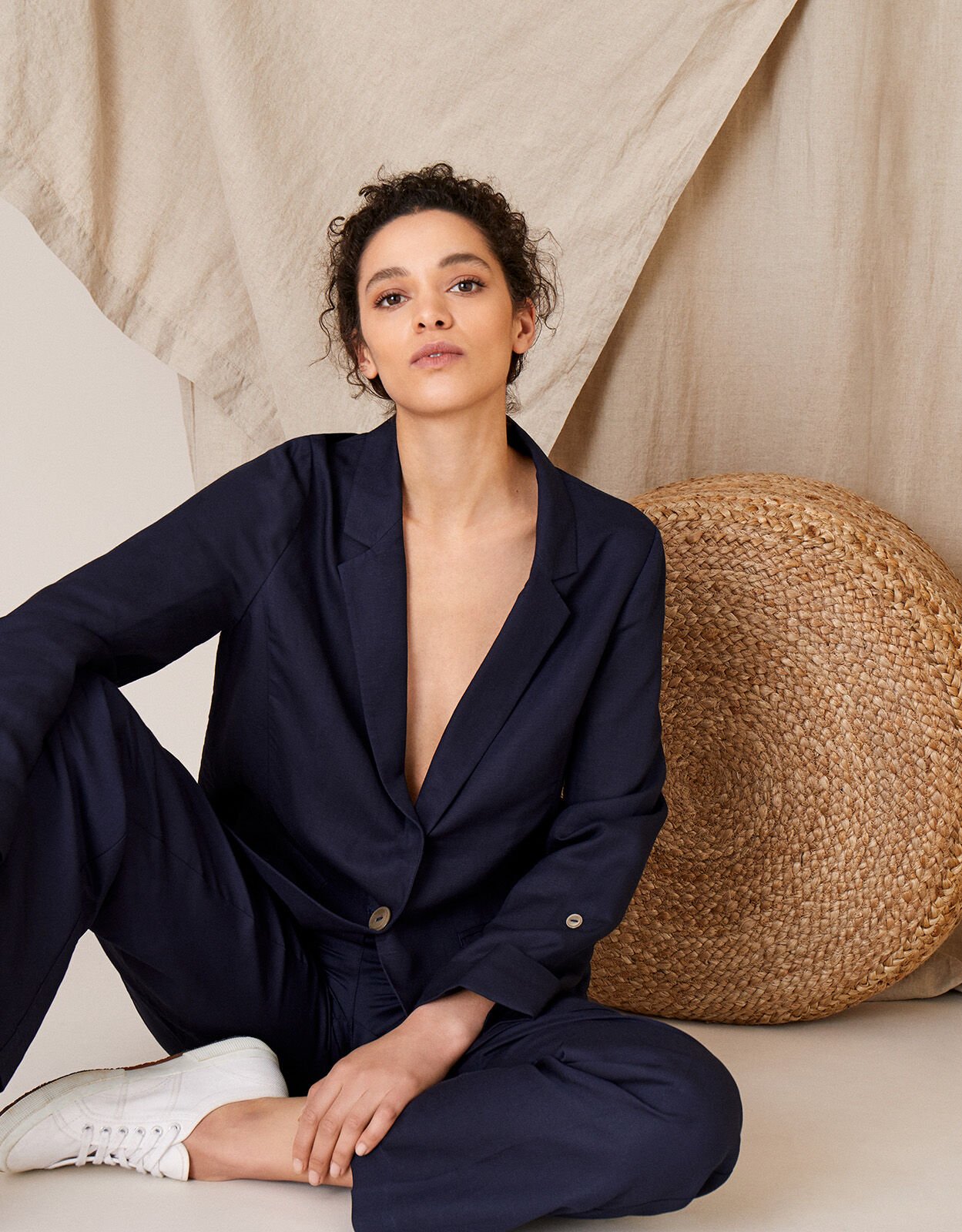 Long linen deals jackets for womens