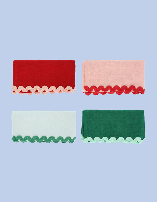 Meri Meri 4-Pack Ric Rac Napkins , , large