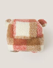 Teddy Check Print Trapper Hat, Multi (MULTI), large