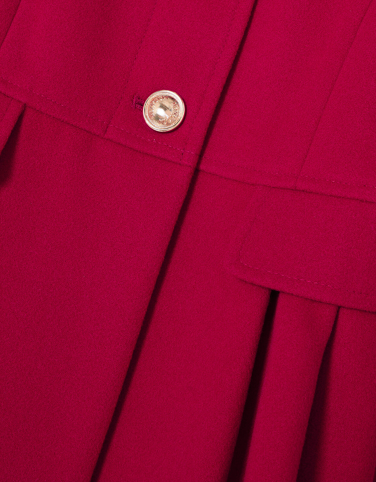 Girls red school coat cheap