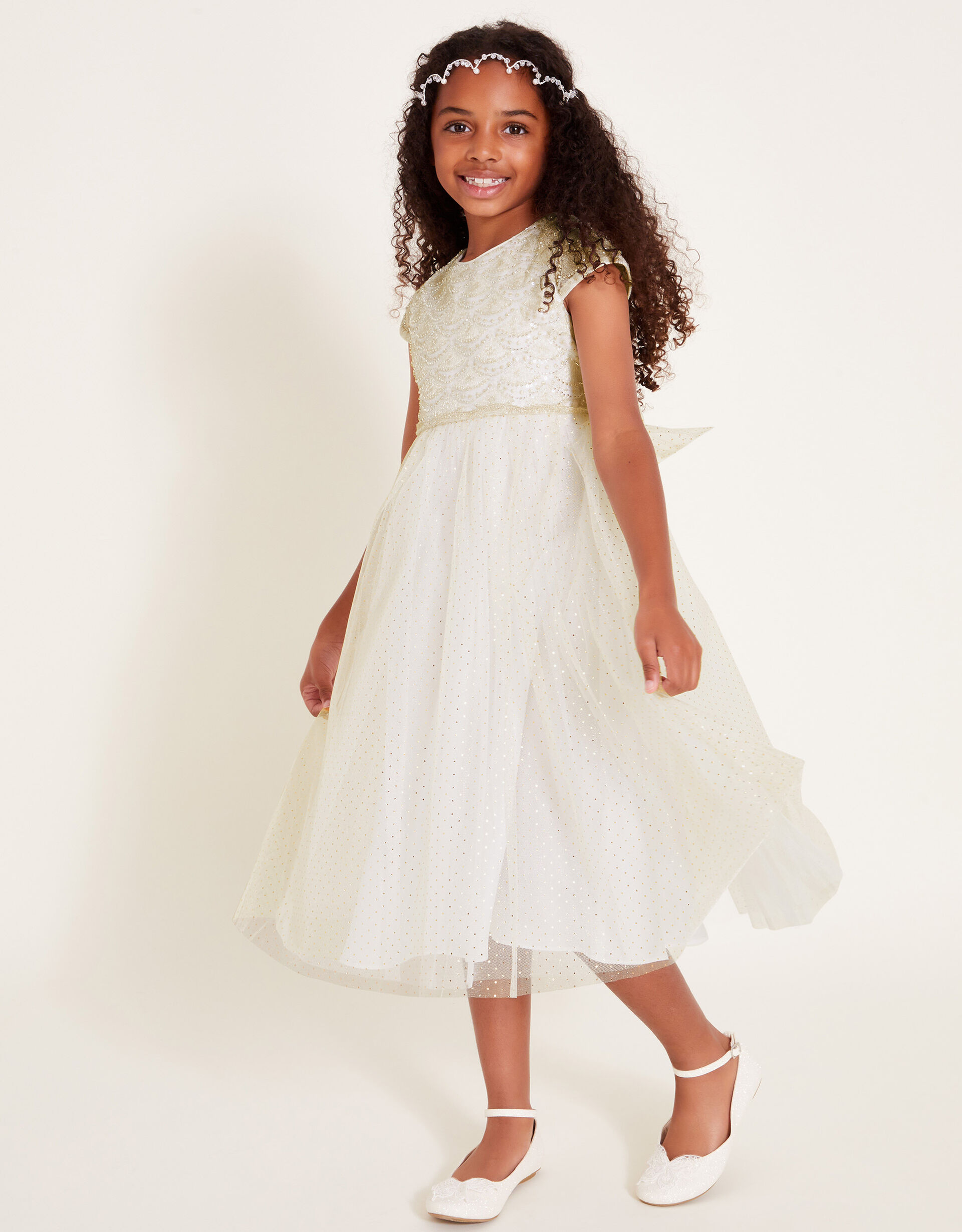 Ella Embellished Maxi Dress Gold