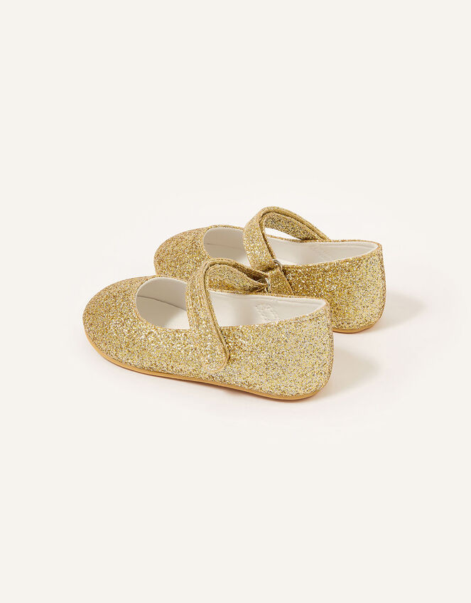 Glitter Walker Shoes, Gold (GOLD), large