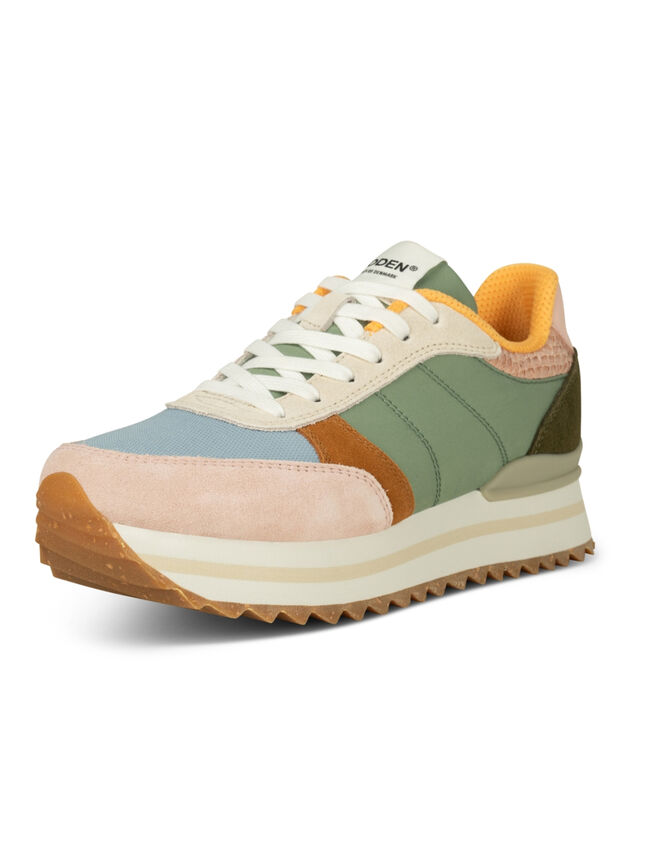 Woden Ronja Trainers, Green (GREEN), large