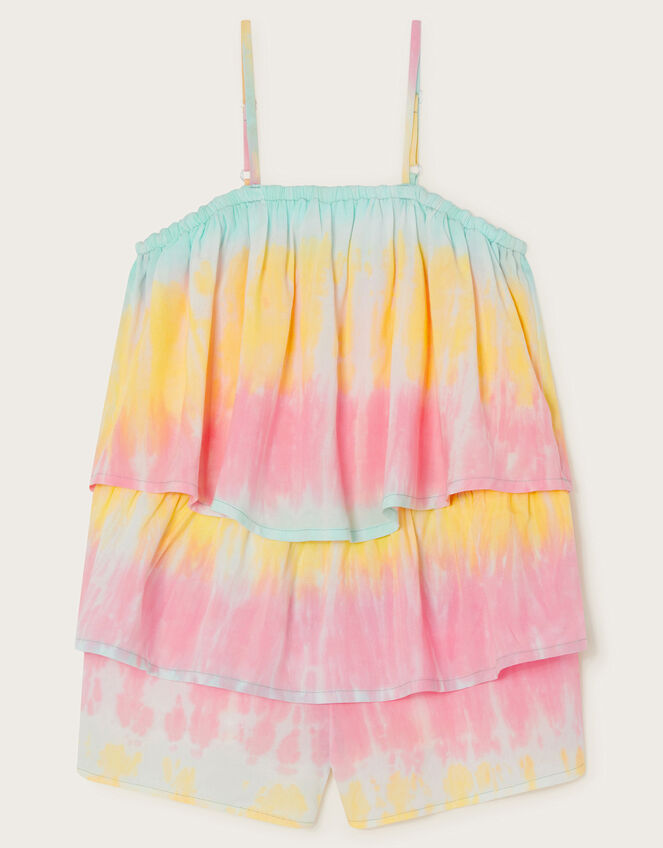 Tie Dye Culotte Playsuit, Multi (MULTI), large