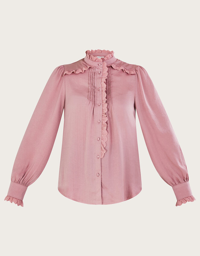 Pink Pintucks Shirt main image 0